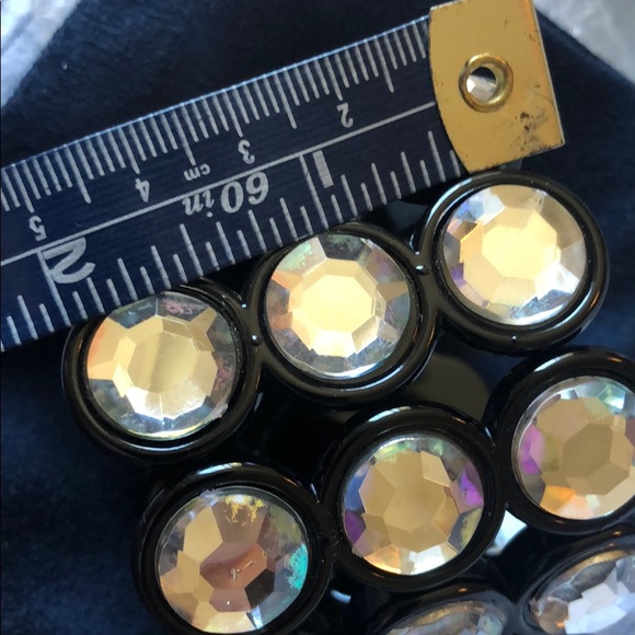 Rock Stretch Metal Beaded Crystal Bracelets - Picture 7 of 7